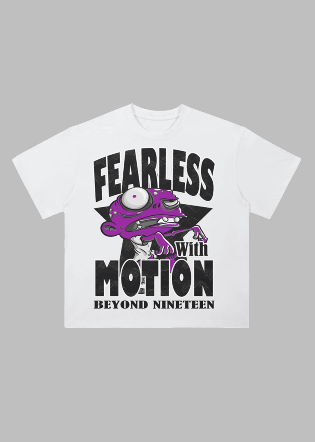 Fearless with Motion Drop shoulder T-Shirt