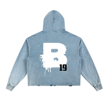 Load image into Gallery viewer, WATCHER - DISTRESSED HOODIE
